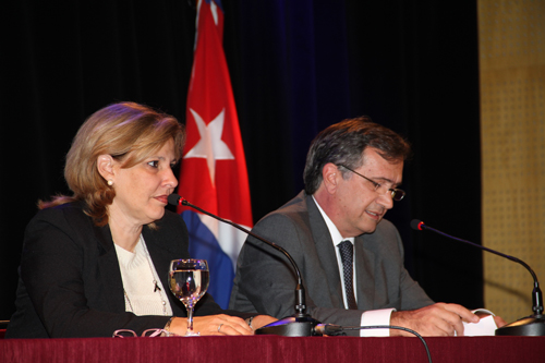 Vice Ministra de Relaciones Exteriores de Cuba Ana Gonzalez Fraga